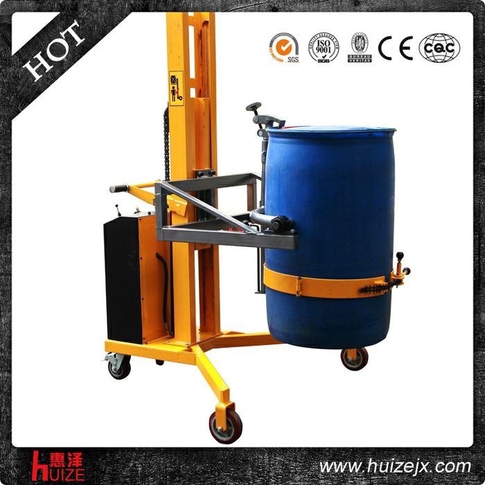 半電動(dòng)油桶車（直角腿，夾鐵桶翻轉(zhuǎn)）3