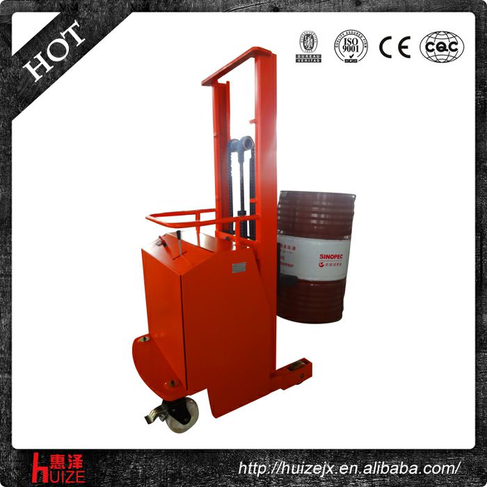 2半電動(dòng)配重油桶車（無底腿，只堆垛，不翻轉(zhuǎn)）