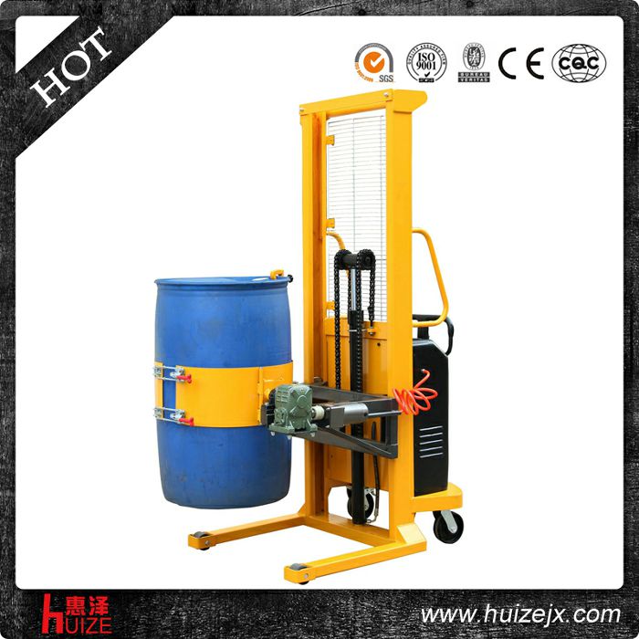 HZYL500A半電動多功能油桶車（單門架，夾塑桶）